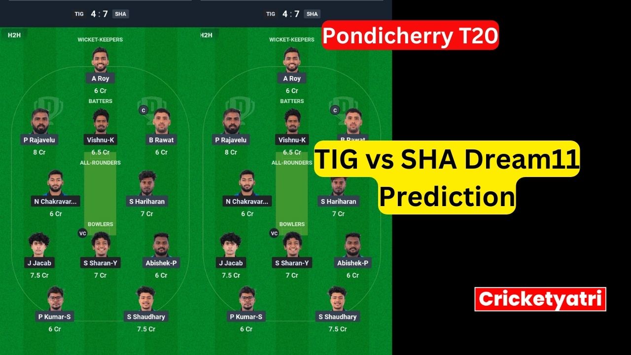 TIG vs SHA Dream11