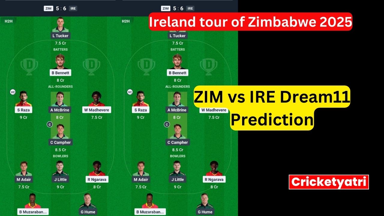 ZIM vs IRE Dream11