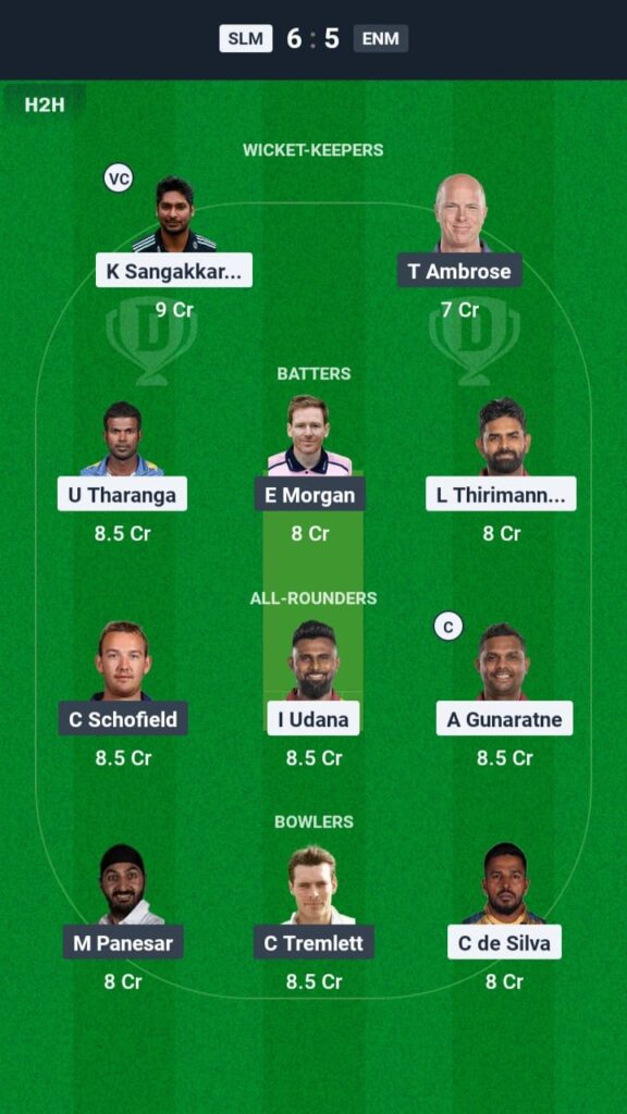 SLM vs ENGM Dream11