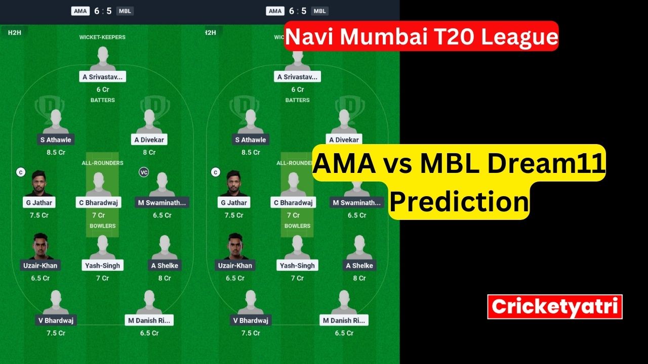 AMA vs MBL Dream11
