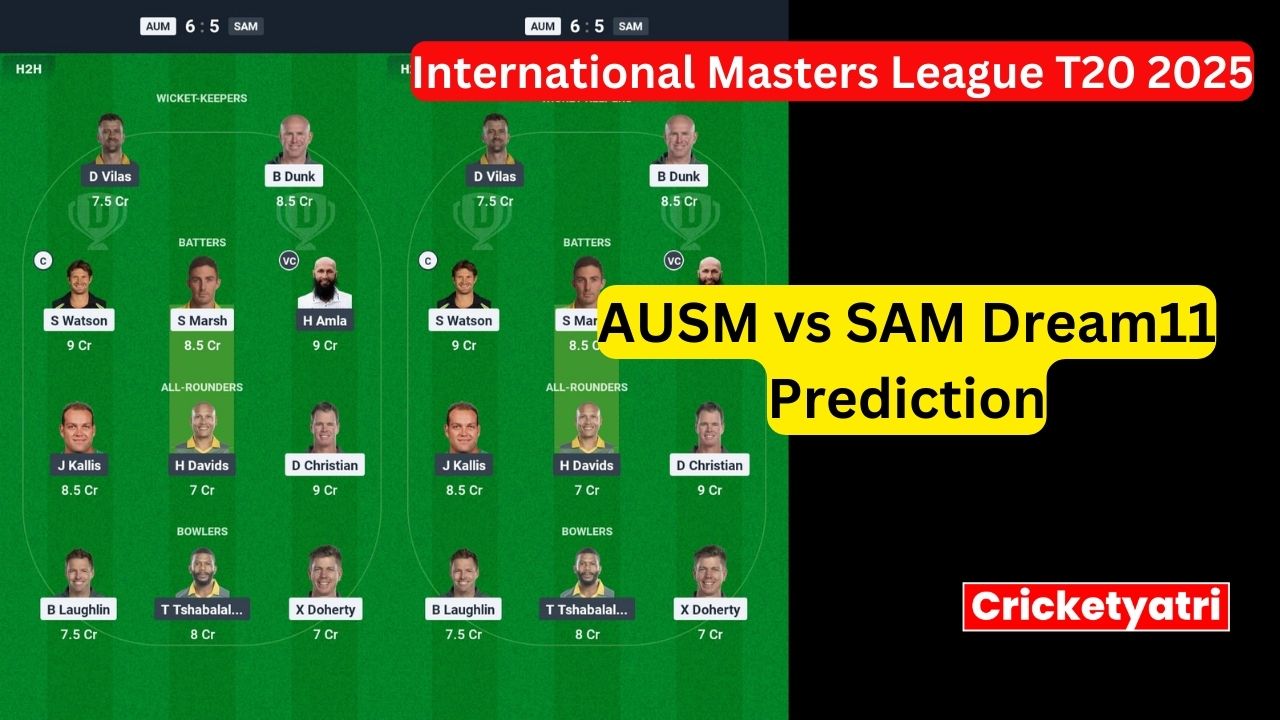AUSM vs SAM Dream11