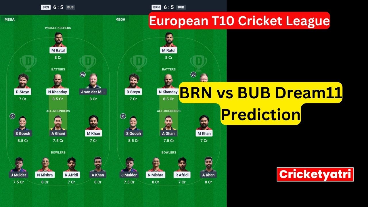 BRN vs BUB Dream11