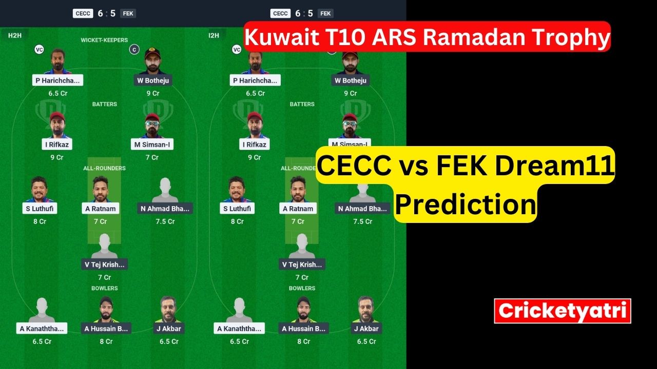 CECC vs FEK Dream11