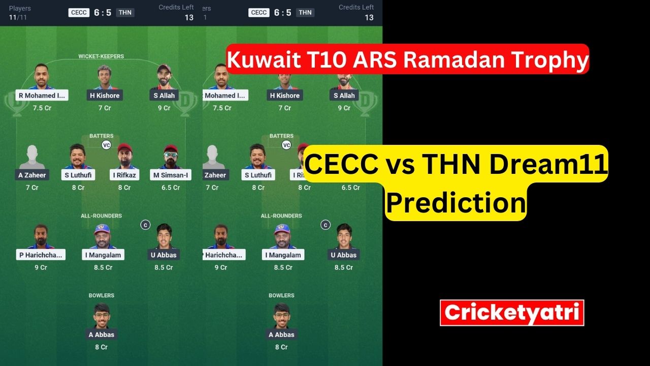 CECC vs THN Dream11