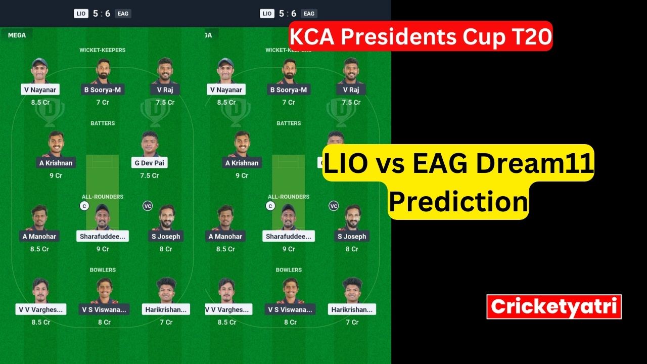LIO vs EAG Dream11