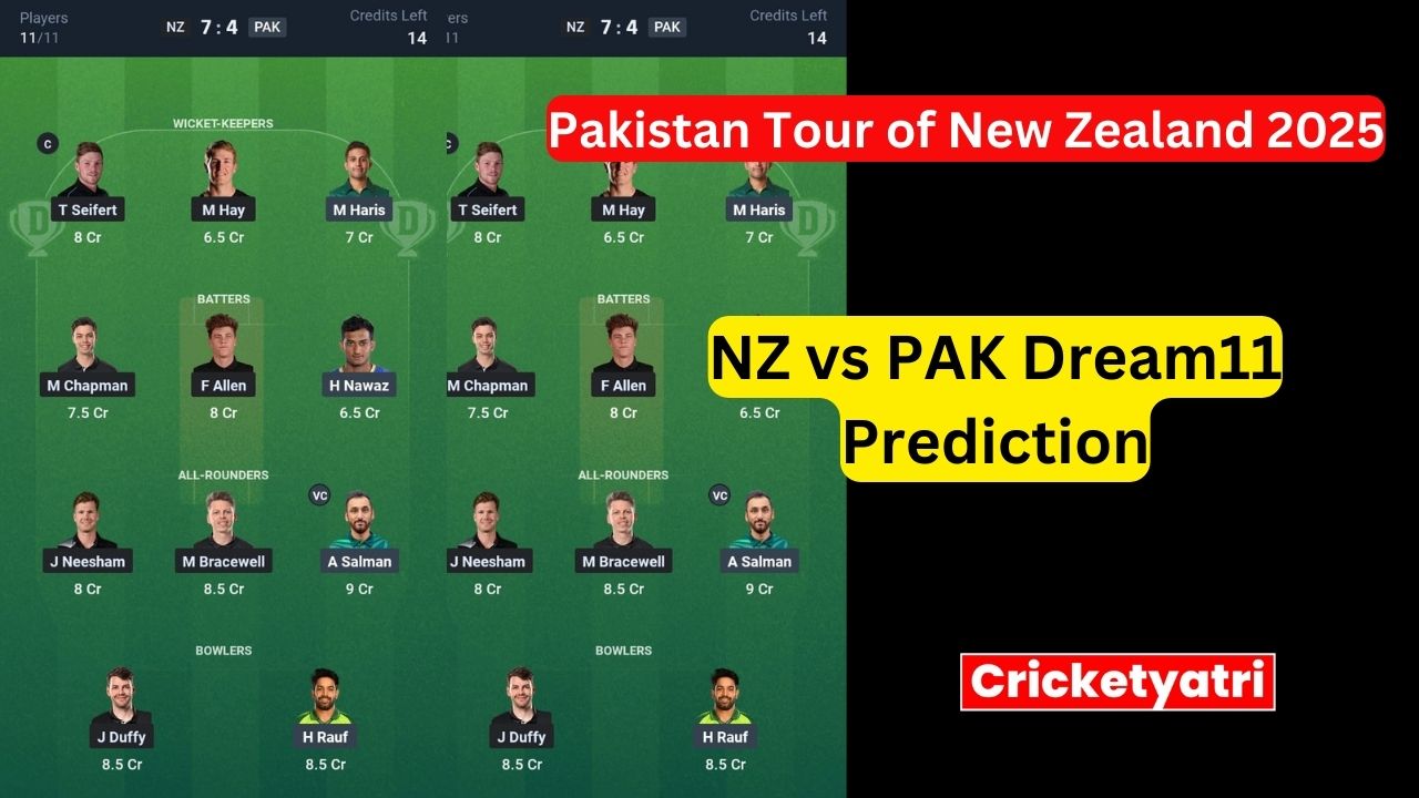 NZ vs PAK Dream11