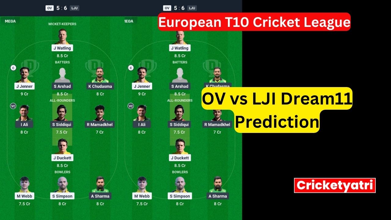 OV vs LJI Dream11