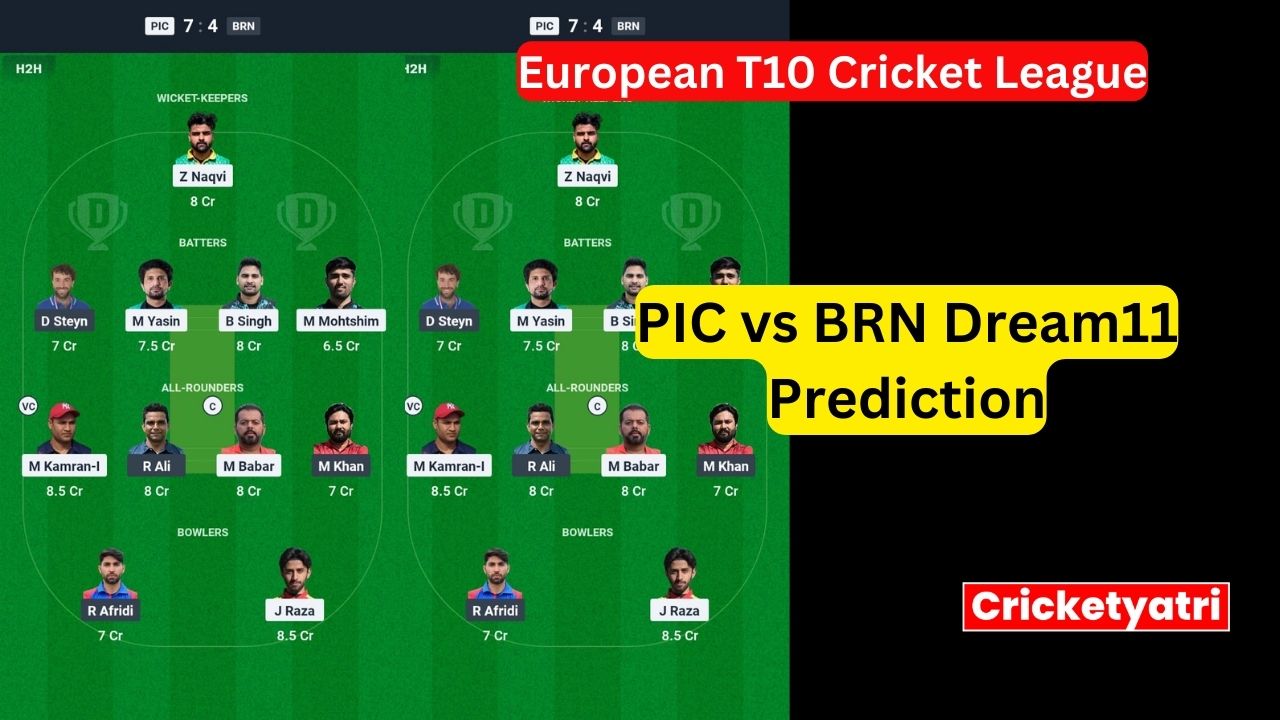PIC vs BRN Dream11