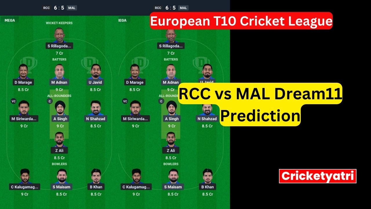 RCC vs MAL Dream11