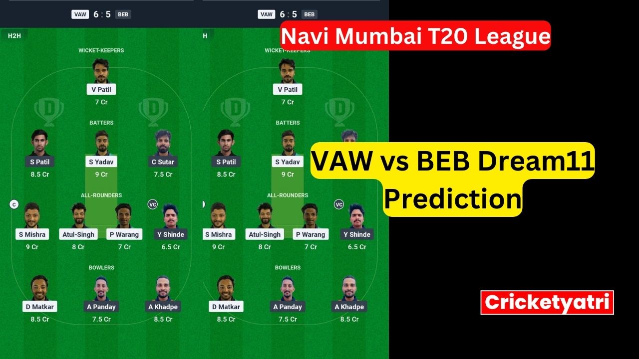 VAW vs BEB Dream11