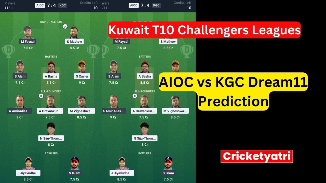 AIOC vs KGC Dream11