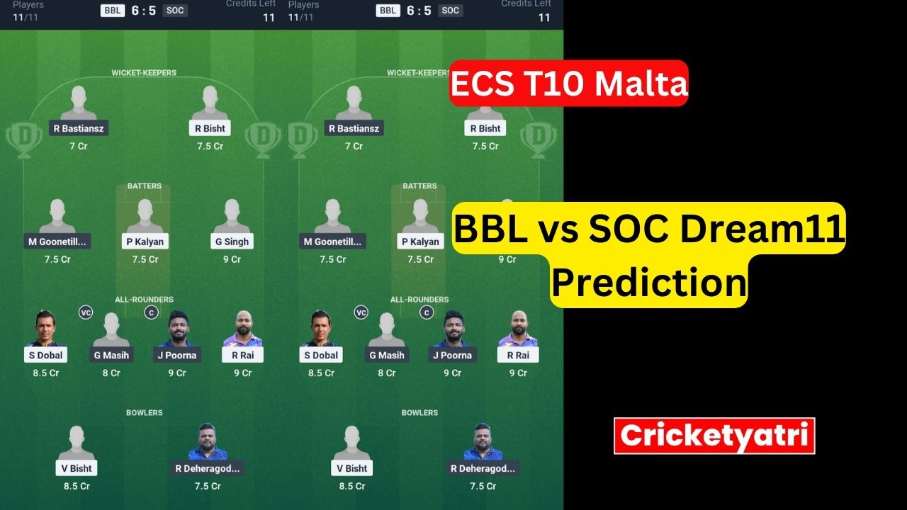 BBL vs SOC Dream11