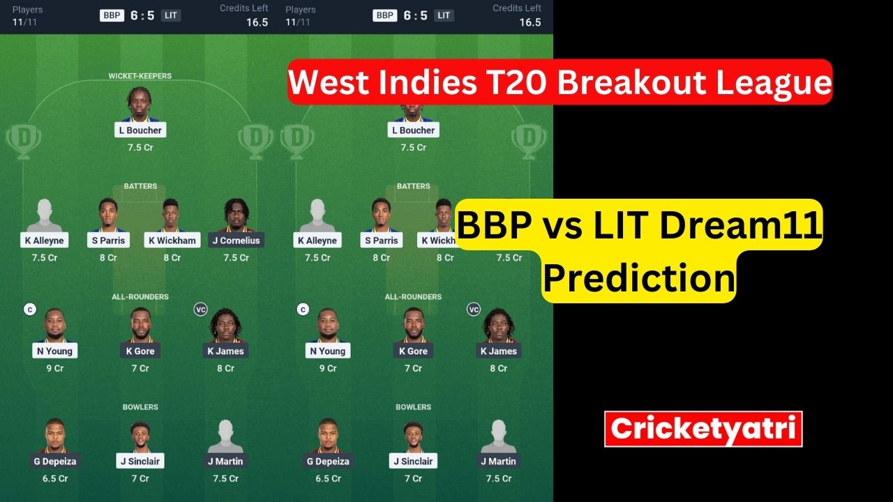 BBP vs LIT Dream11