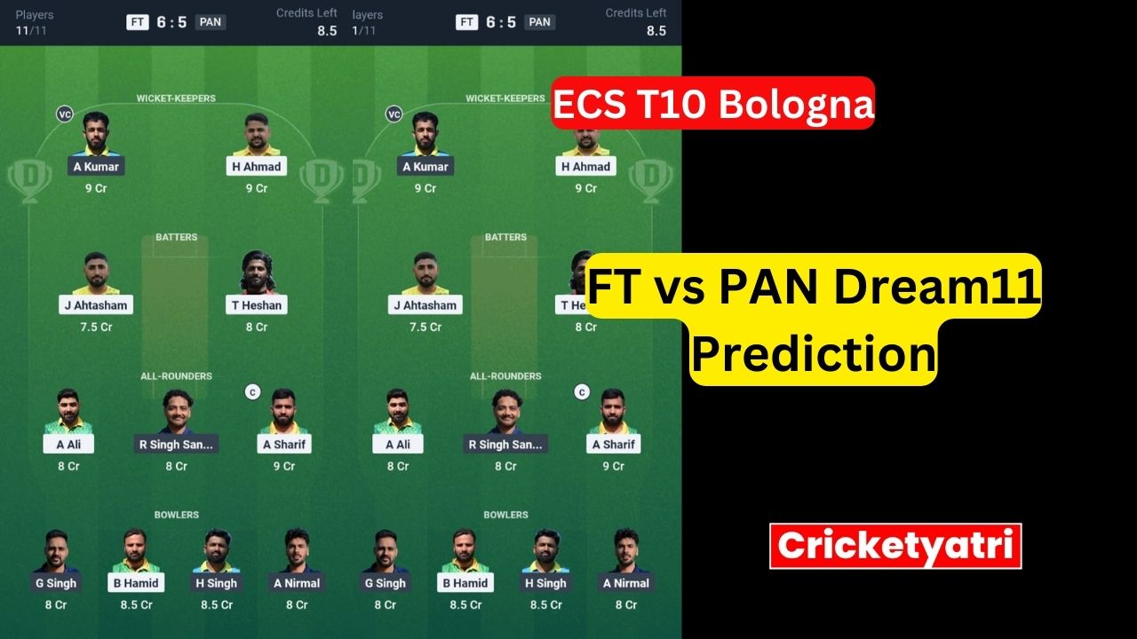 FT vs PAN Dream11