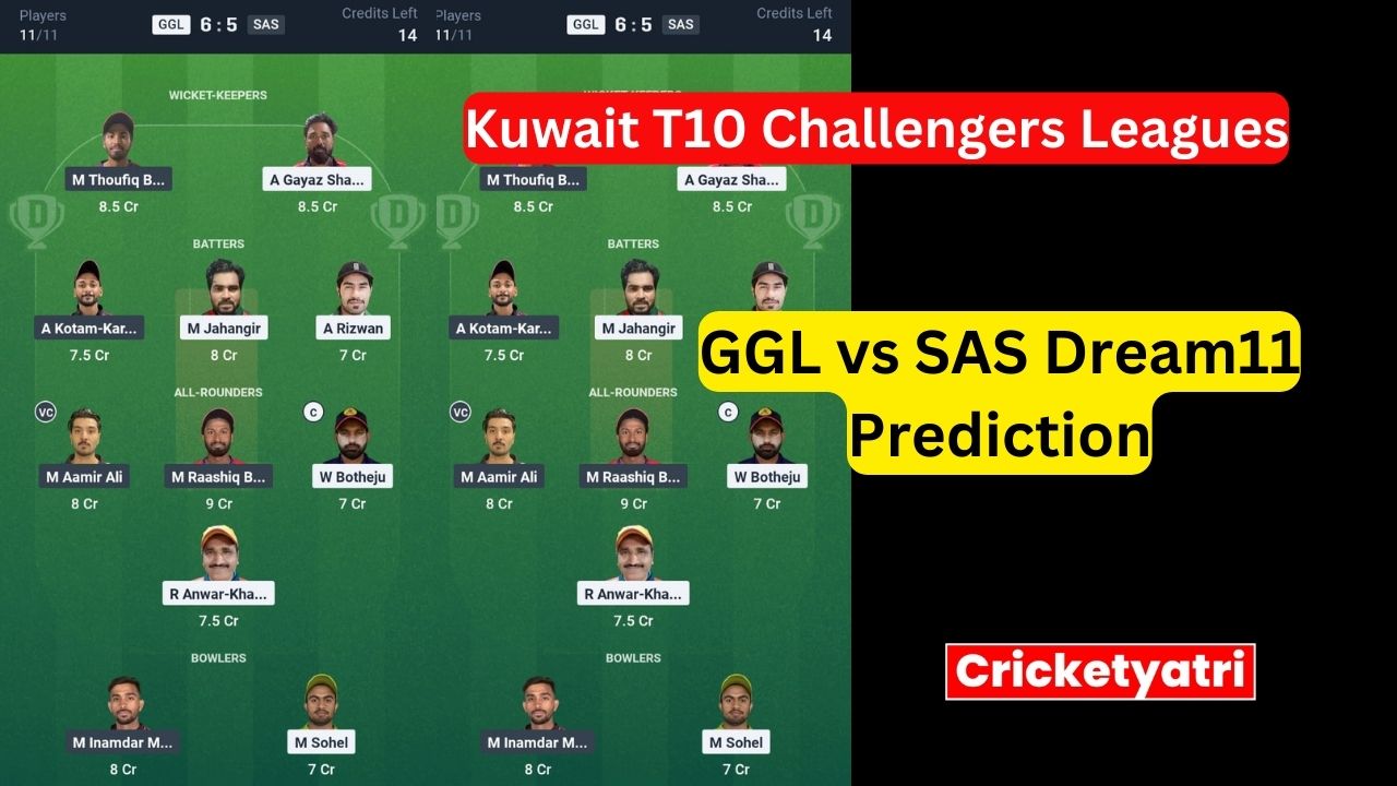GGL vs SAS Dream11