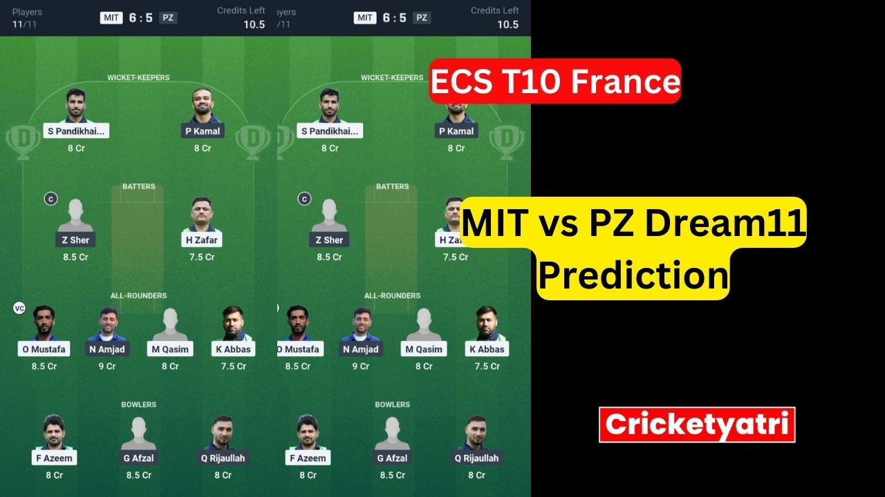 MIT vs PZ Dream11