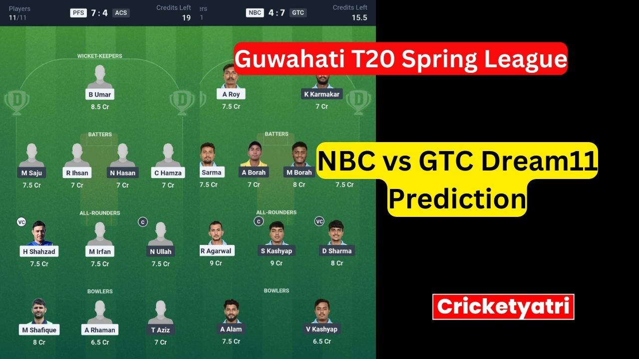 NBC vs GTC Dream11