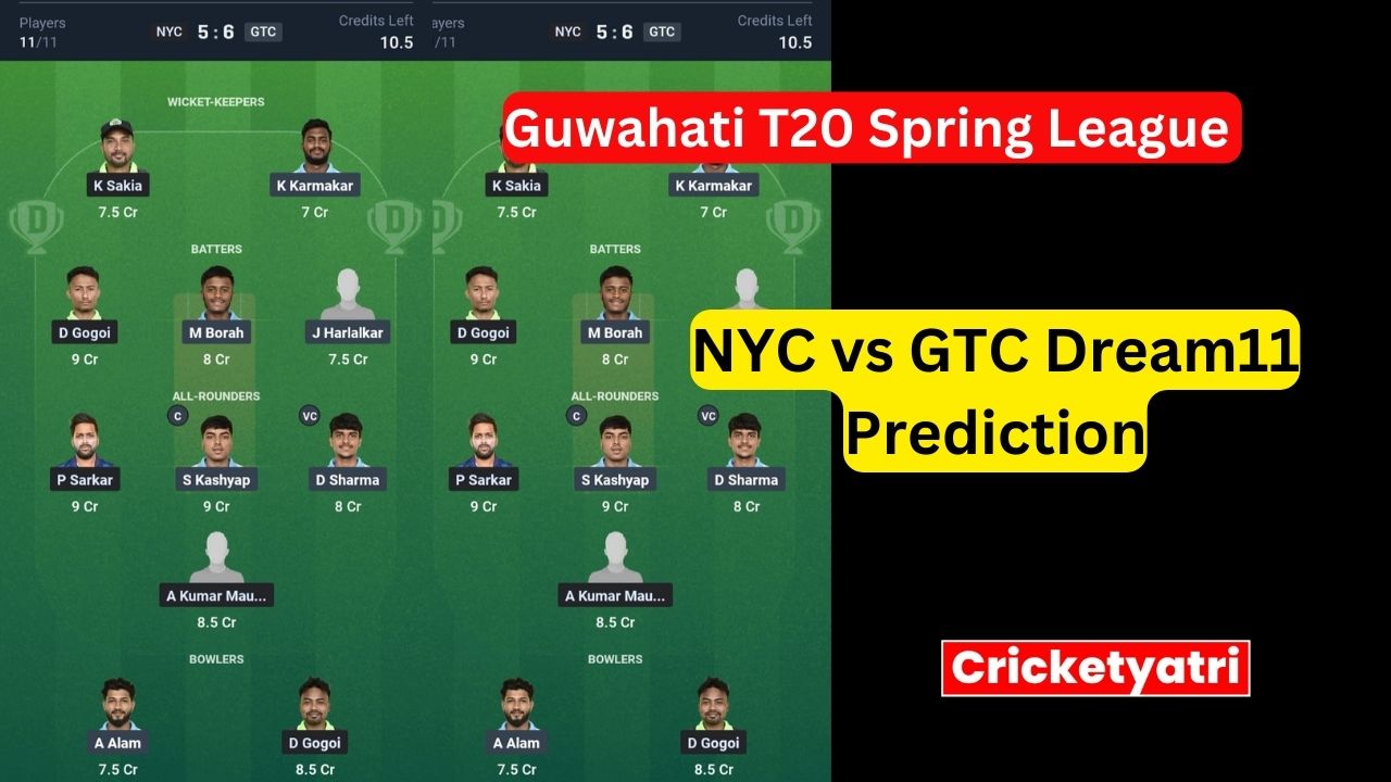 NYC vs GTC Dream11