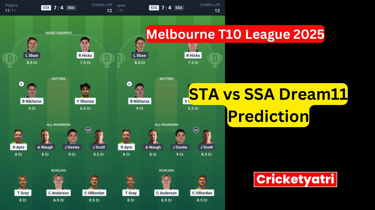 STA vs SSA Dream11