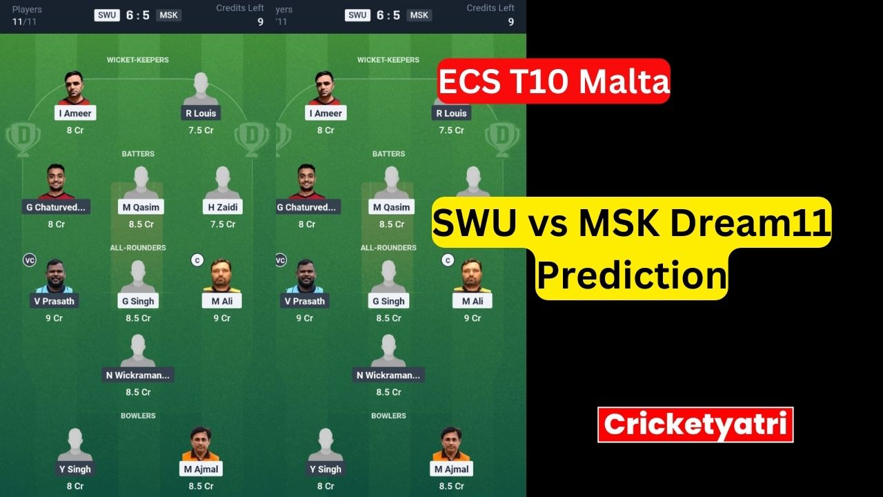 SWU vs MSK Dream11