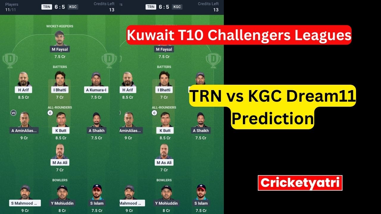 TRN vs KGC Dream11