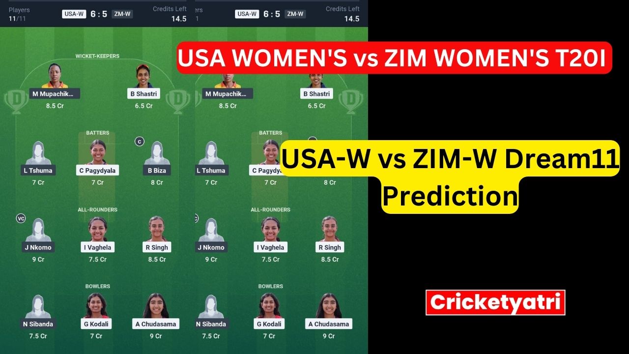 USA-W vs ZIM-W Dream11