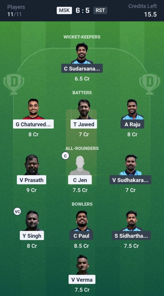 MSK vs RST Dream11