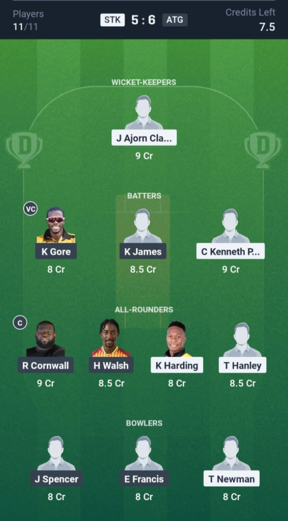 STK vs ATG Dream11
