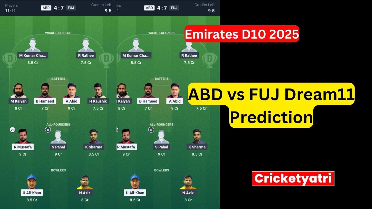 ABD vs FUJ Dream11