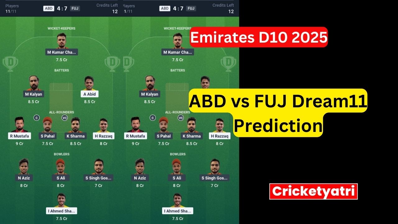 ABD vs FUJ Dream11