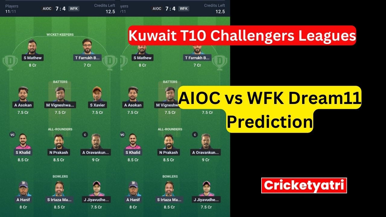 AIOC vs WFK Dream11