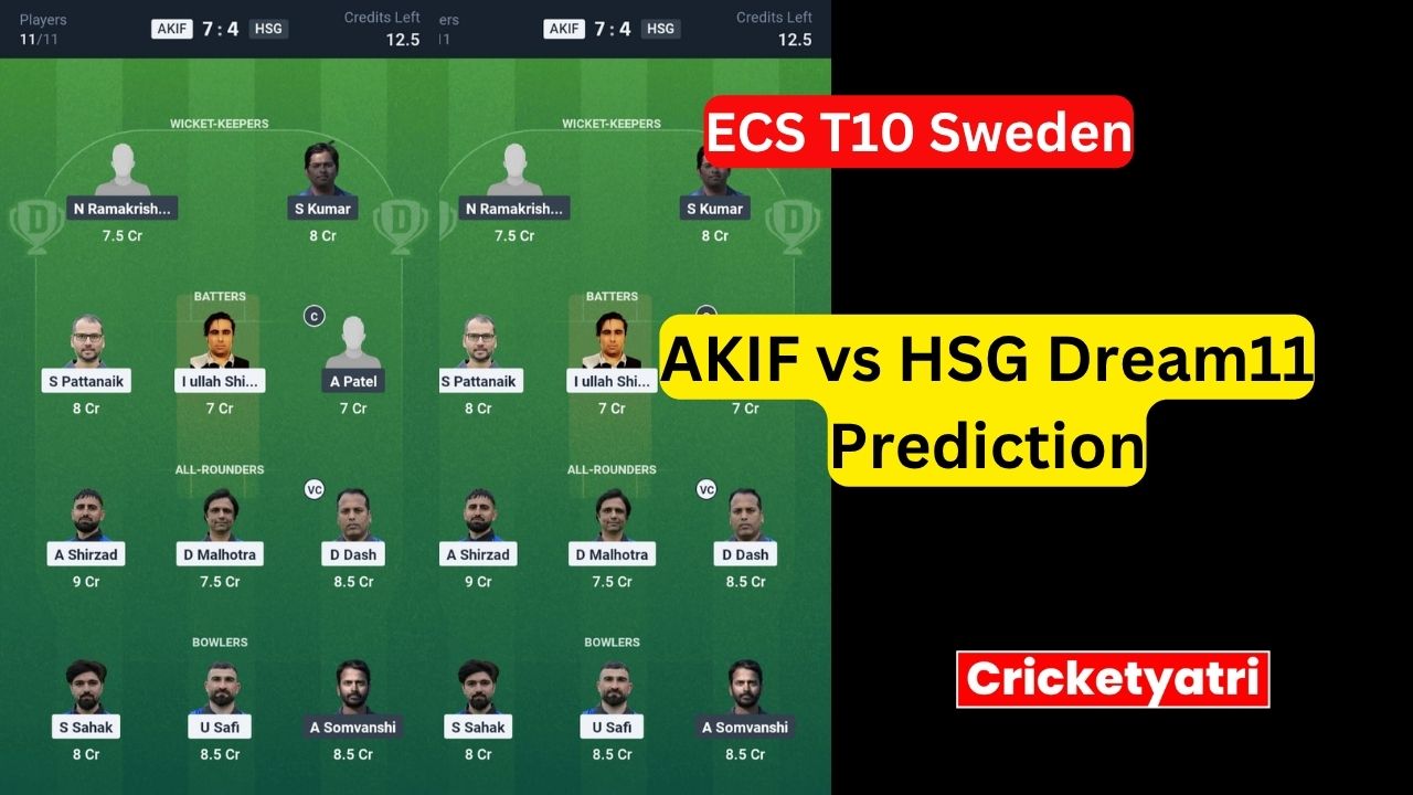 AKIF vs HSG Dream11