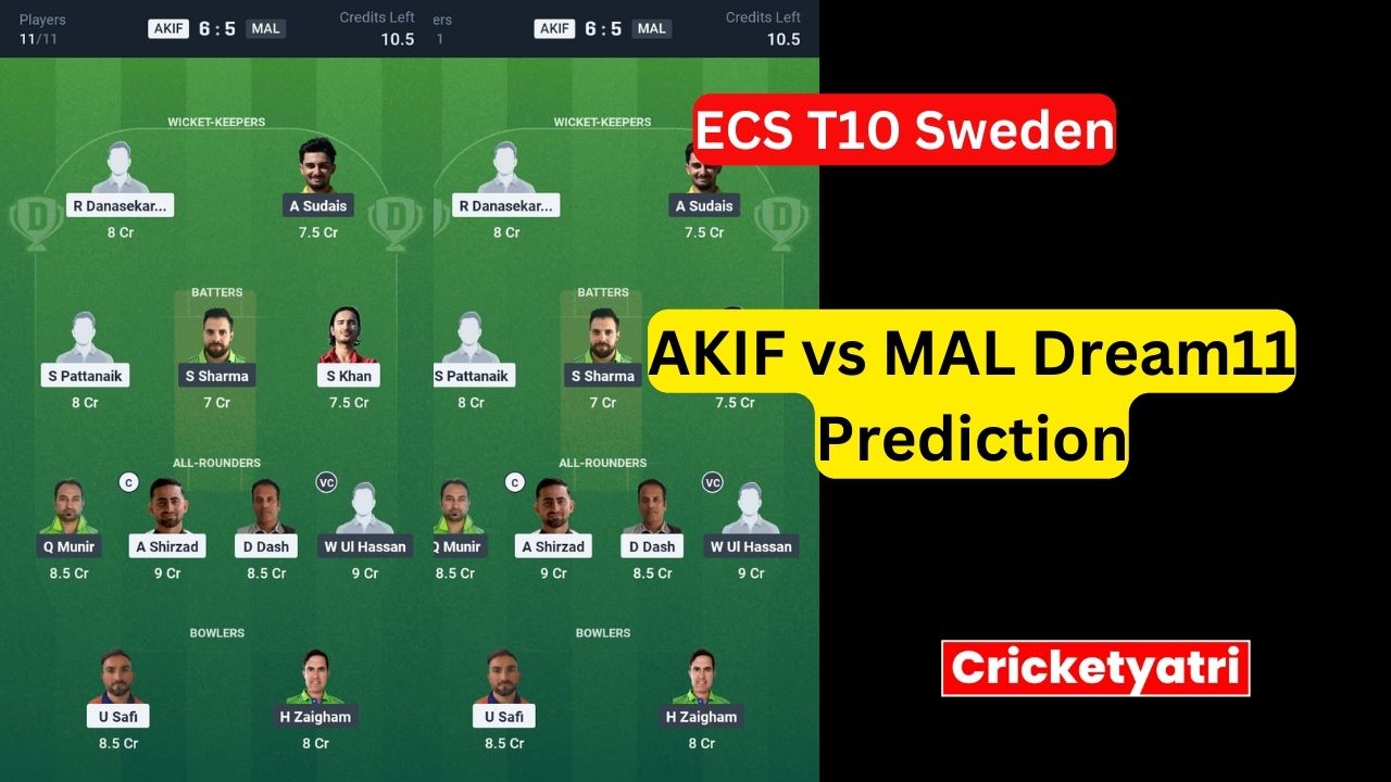 AKIF vs MAL Dream11