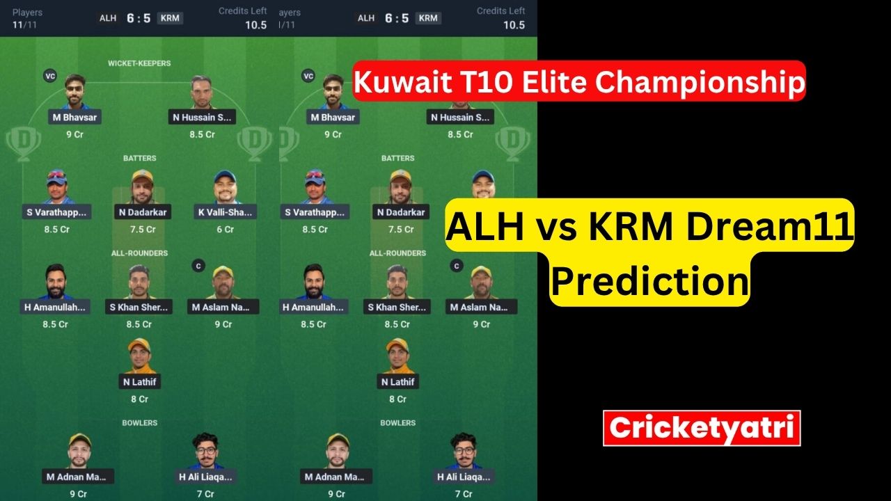 ALH vs KRM Dream11