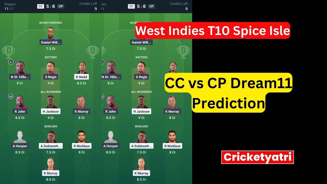 CC vs CP Dream11