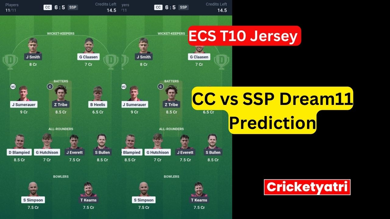 CC vs SSP Dream11
