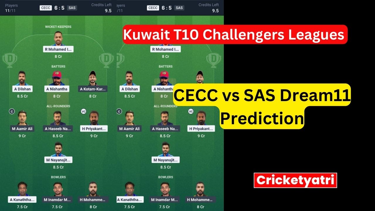 CECC vs SAS Dream11