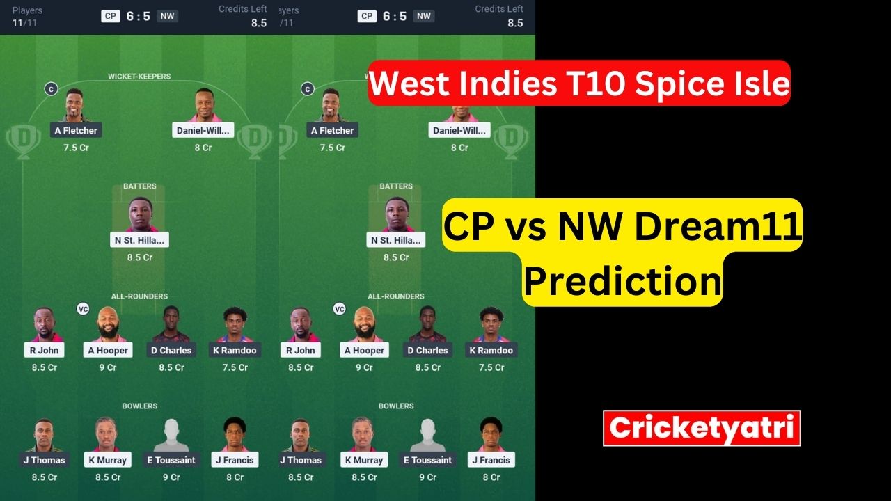 CP vs NW Dream11