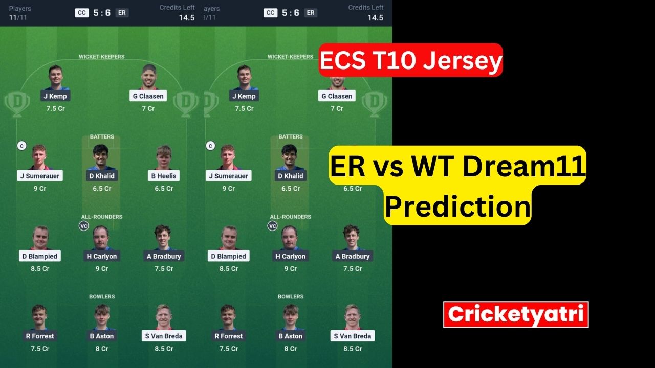 ER vs WT Dream11