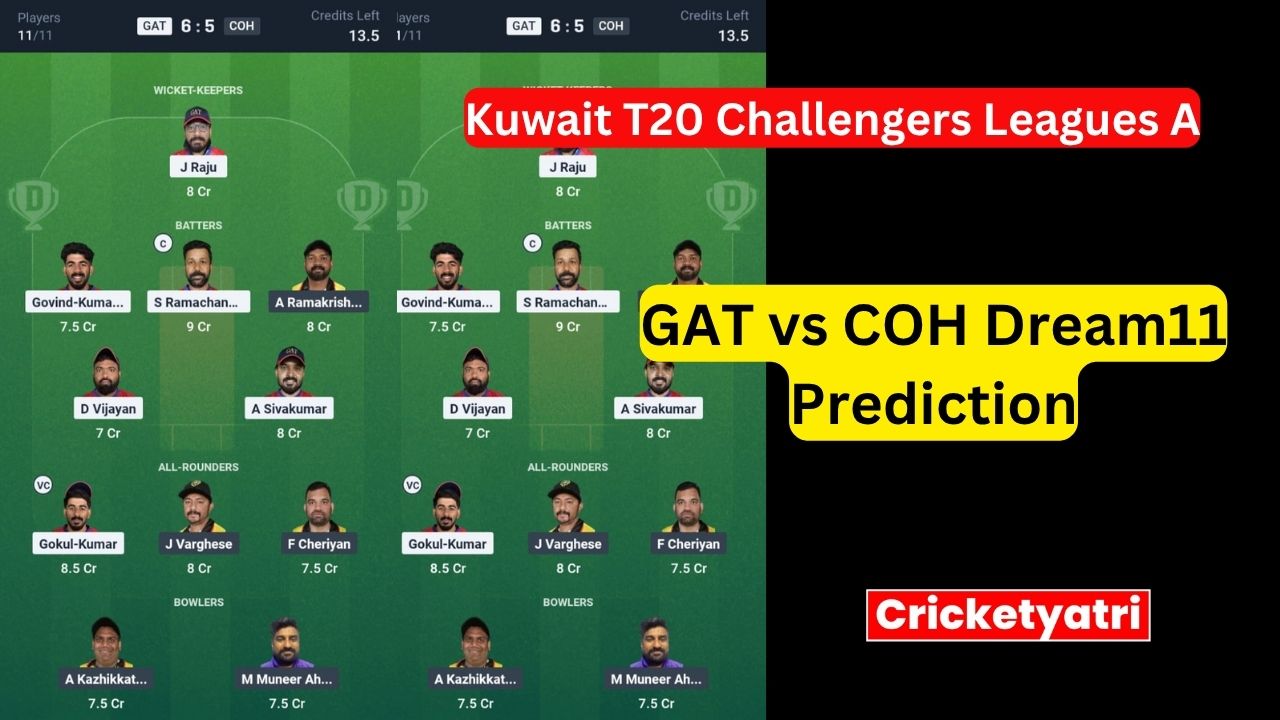 GAT vs COH Dream11
