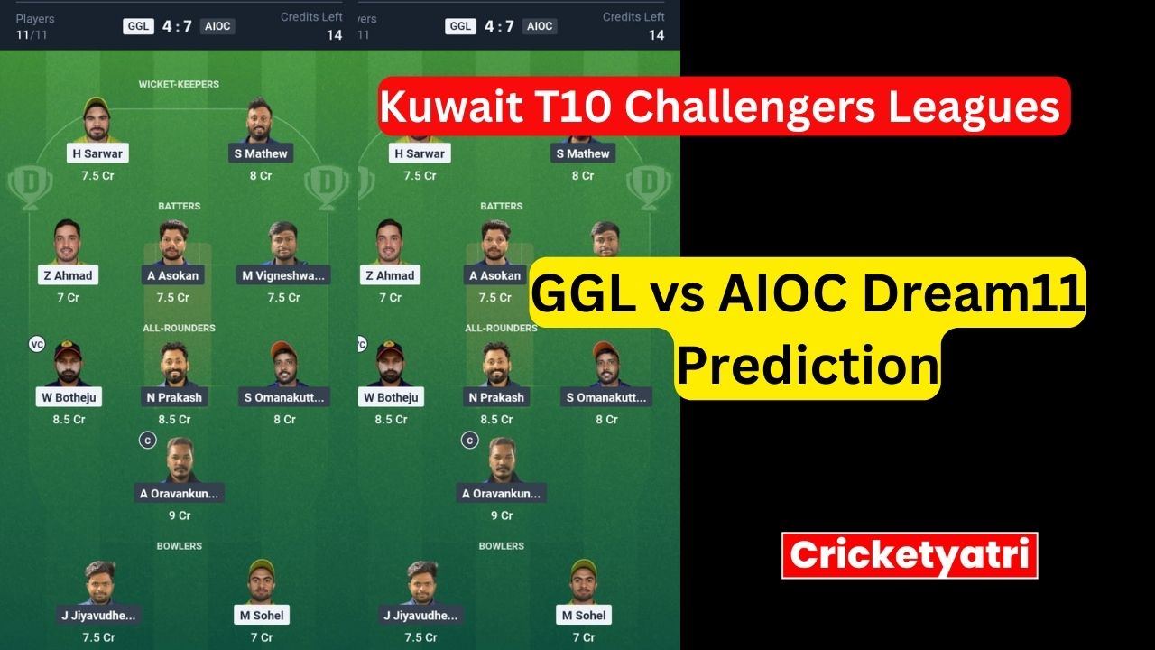GGL vs AIOC Dream11