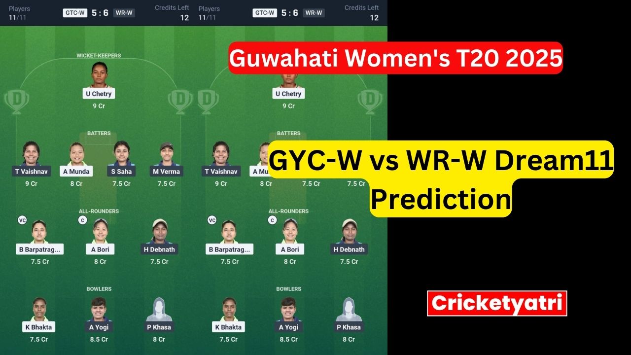 GYC-W vs WR-W Dream11