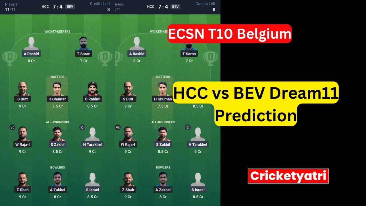 HCC vs BEV Dream11