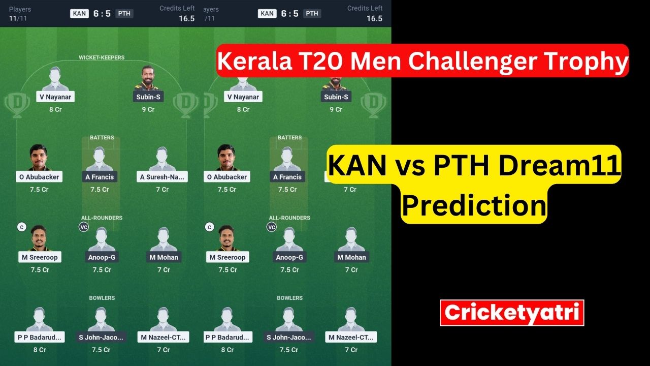 KAN vs PTH Dream11