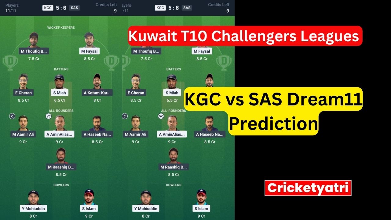 KGC vs SAS Dream11