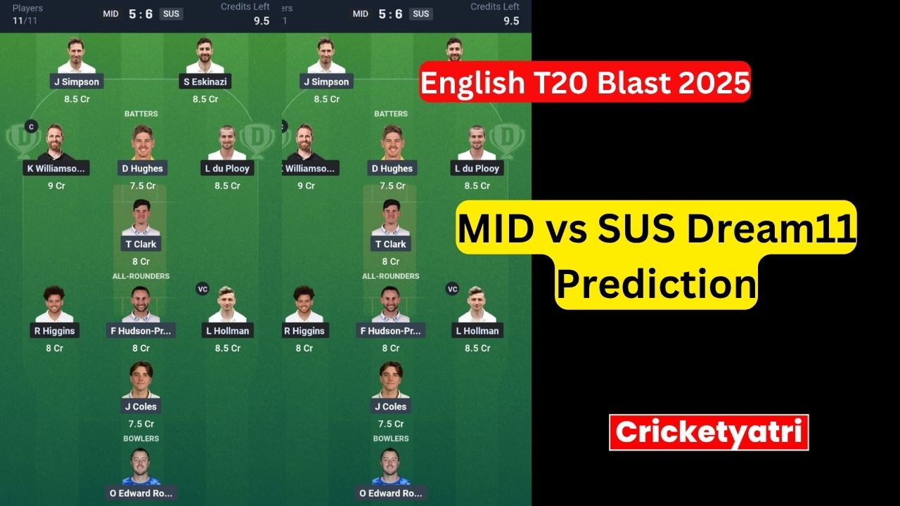 MID vs SUS Dream11