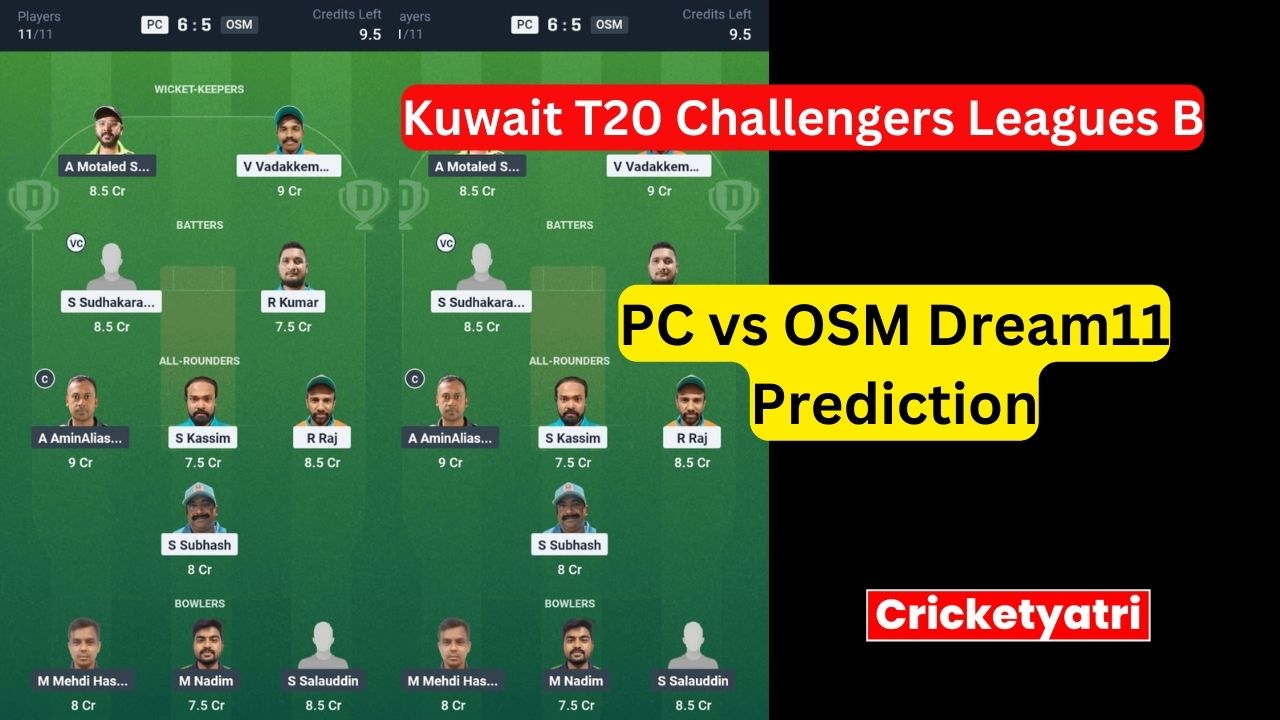 PC vs OSM Dream11