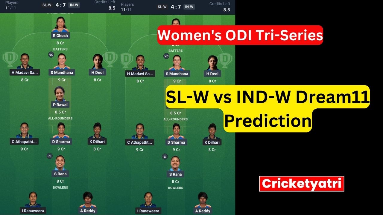 SL-W vs IND-W Dream11