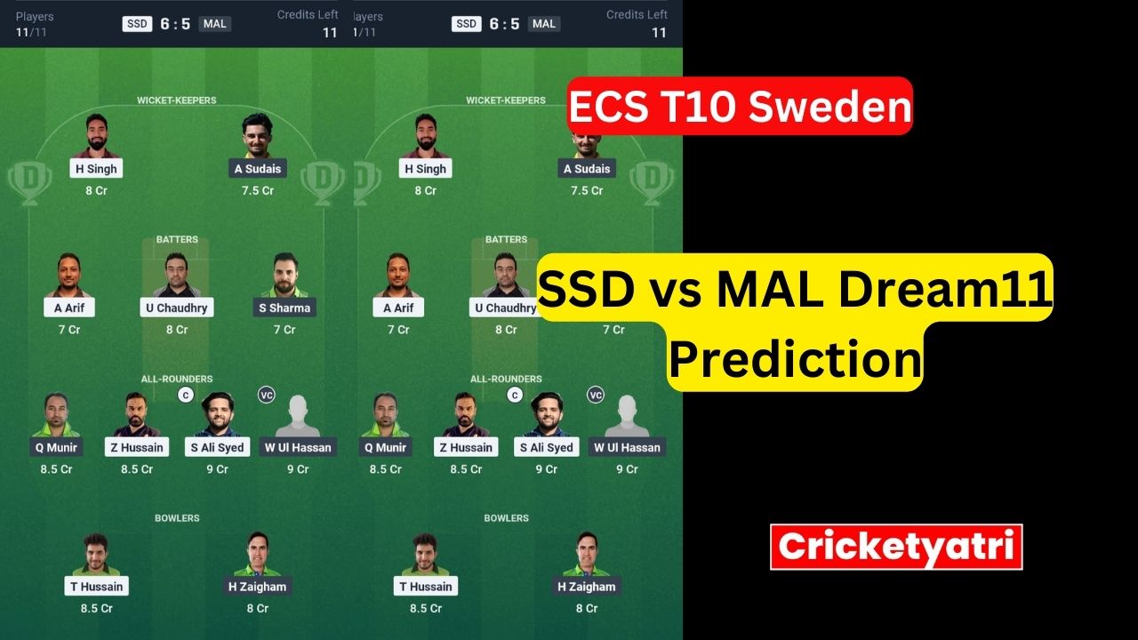 SSD vs MAL Dream11