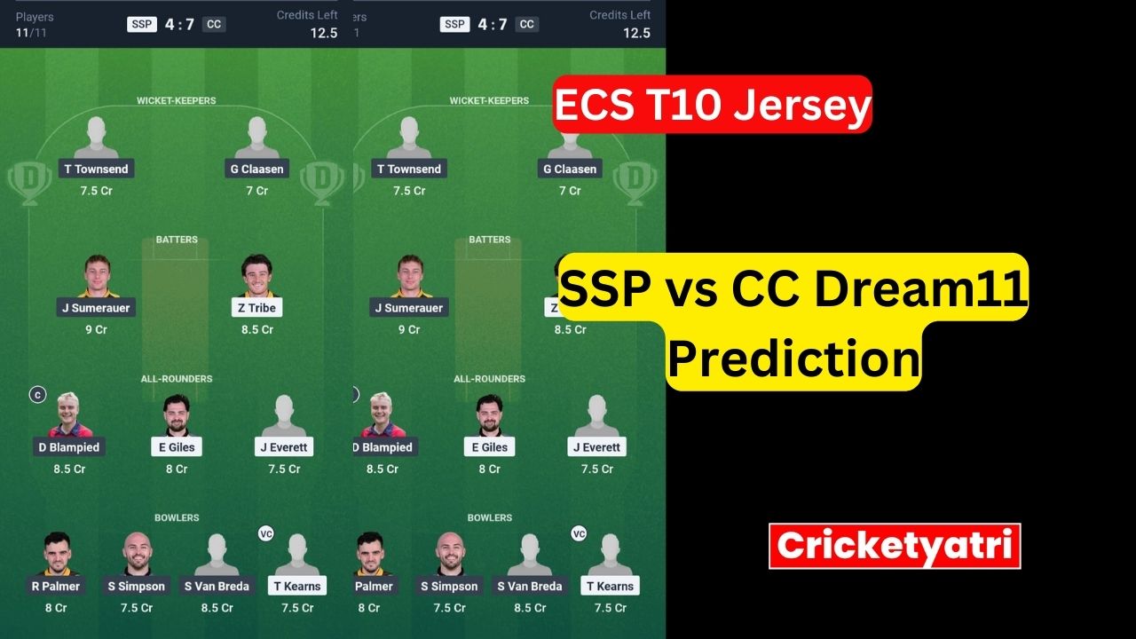 SSP vs CC Dream11